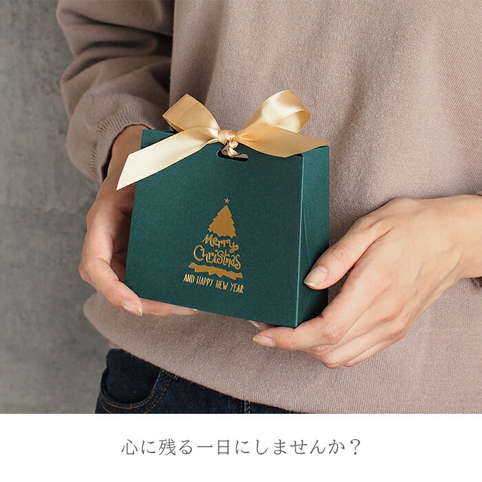 クリスマス ラッピング 紙袋 バッグ リボン 贈り物 サプライズ 記念日 彼女 彼氏 プレゼント おしゃれ