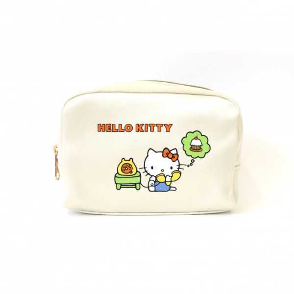 ハローキティ ポーチ リバーシブル 小物入れ 化粧ポーチ サンリオ キャラクター グッズ かわいい おしゃれ レディース キッズ 子供用 整理 整頓 持ち運び ギフト プレゼント サンリオ正規ライセンス品
