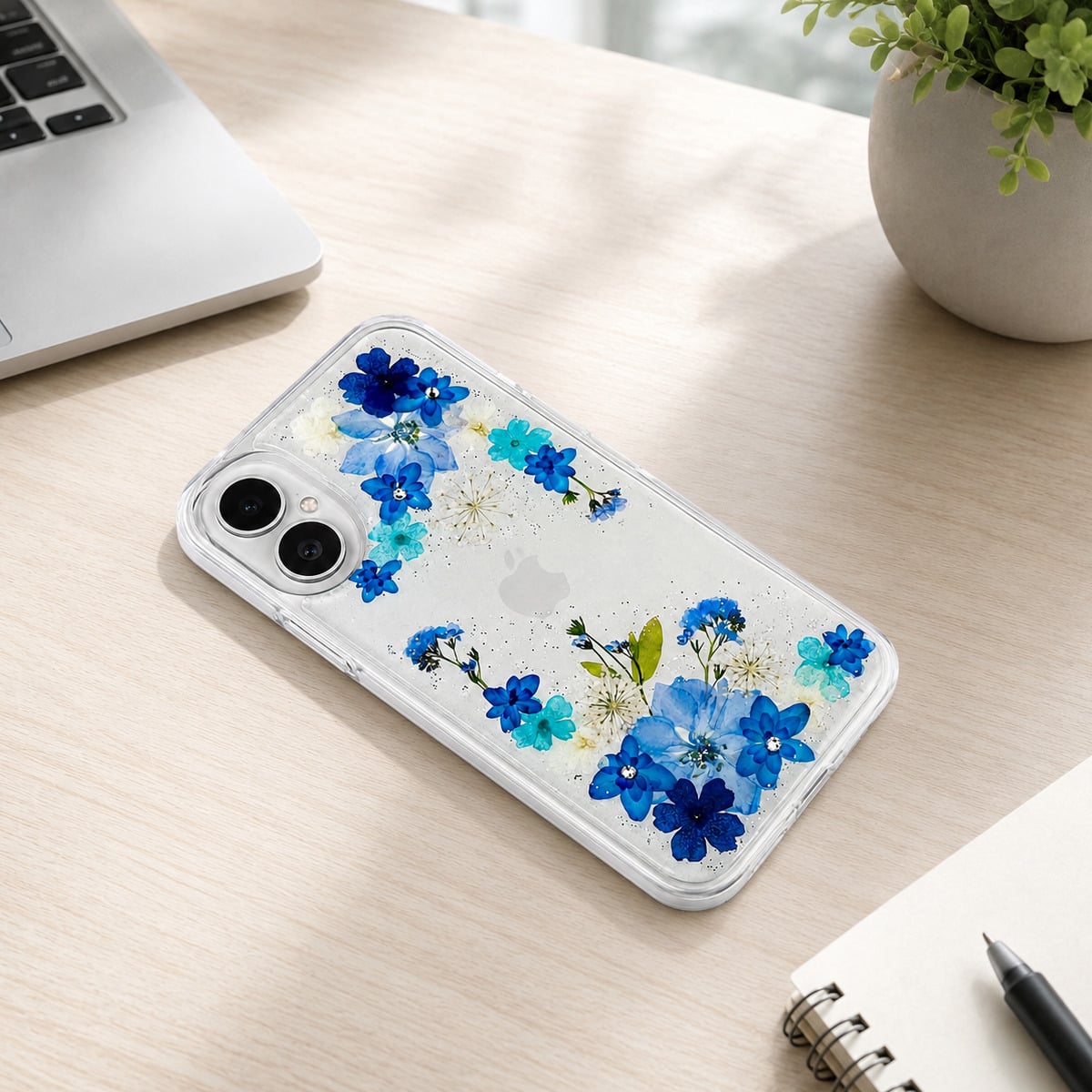【ほぼ全機種対応スマホケース❁】押し花スマホケース NO.608（着日指定不可） iPhone/Xperia/AQUOS/Galaxy他
