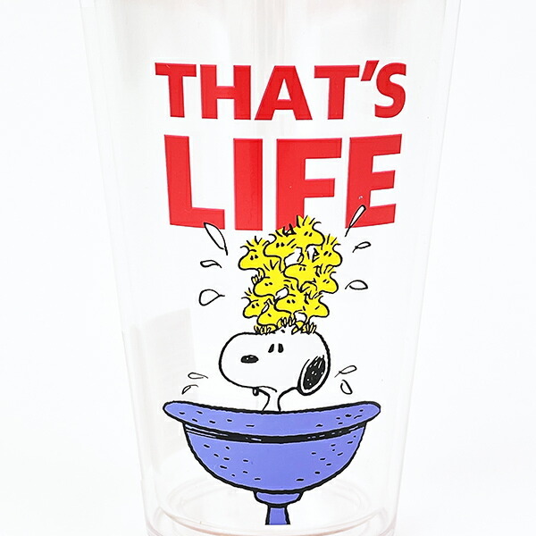 スヌーピー ストロータンブラー (ホワイト) コップ ランチ SNOOPY