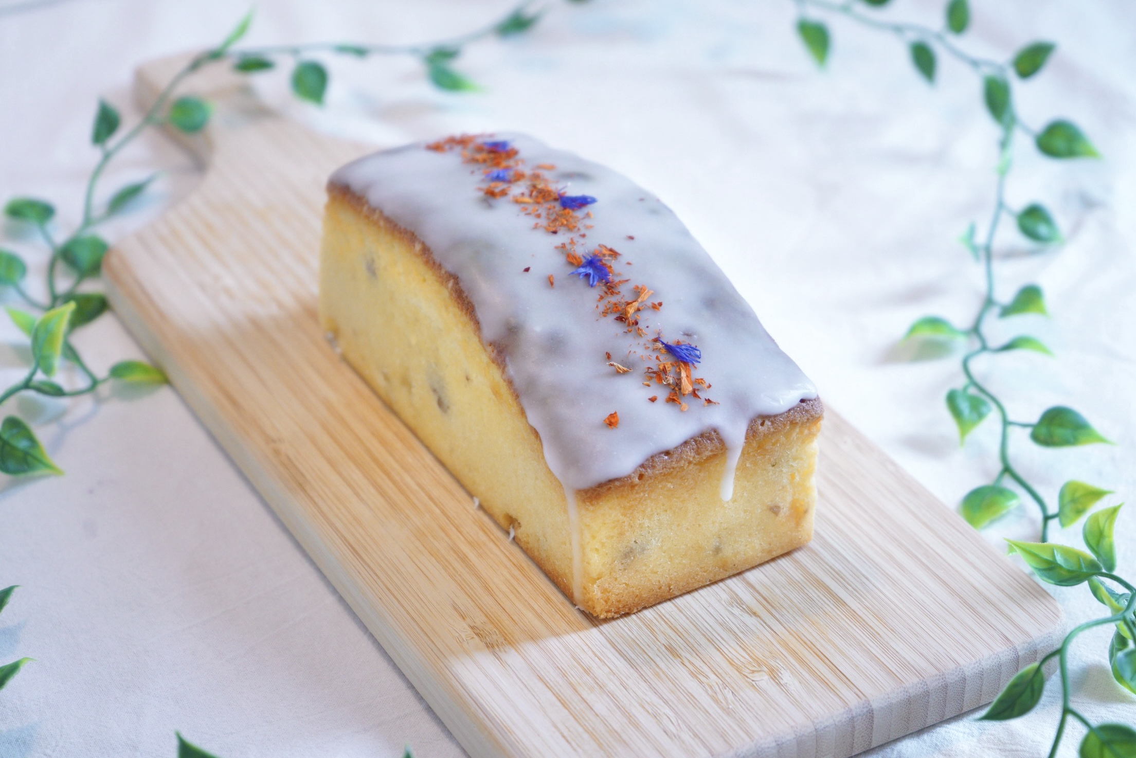 【送料無料】【食られるお花のパウンドケーキ+季節のパウンドケーキ(秋) 】ギフト/ご褒美/プレゼント/お祝い/誕生日　