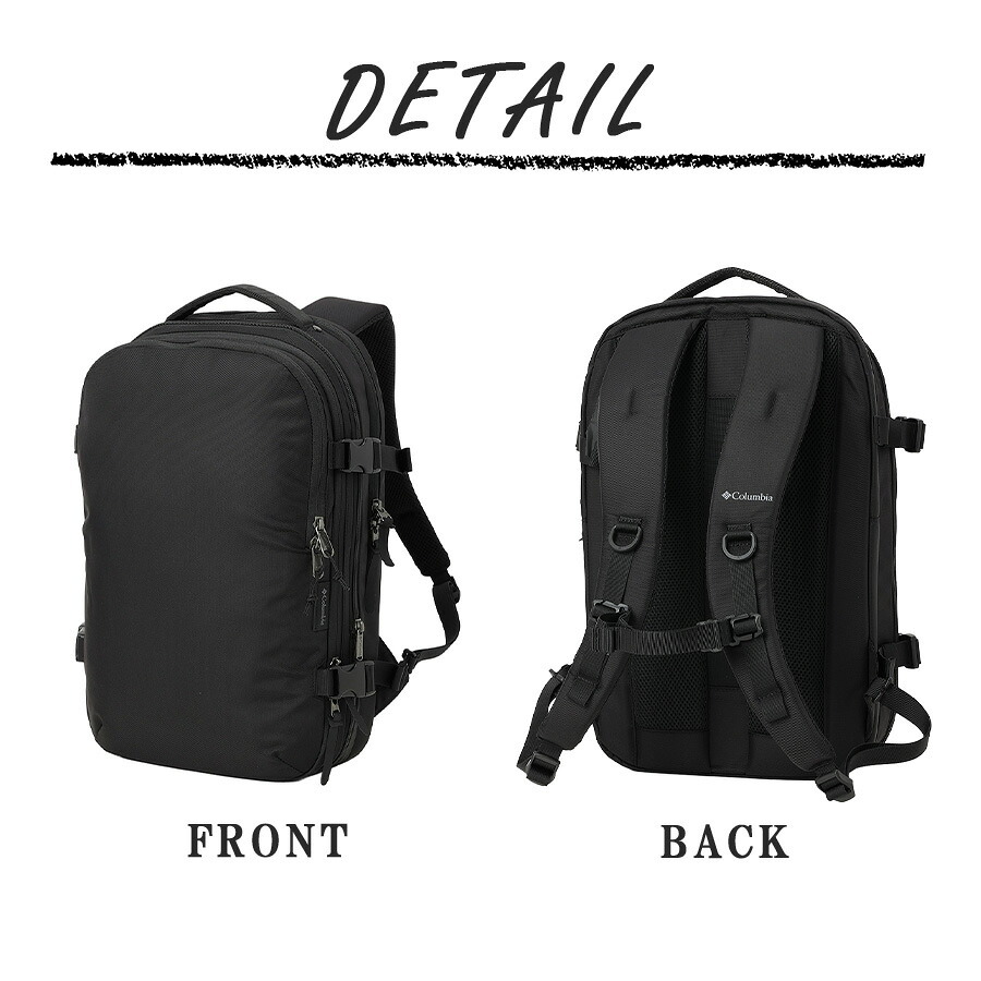 Columbia リュック 大容量 Tyger Brook バックパック 18L+ リュックサック 普段使い 使いやすい レディース メンズ ギフト プレゼント ブラック pu7263