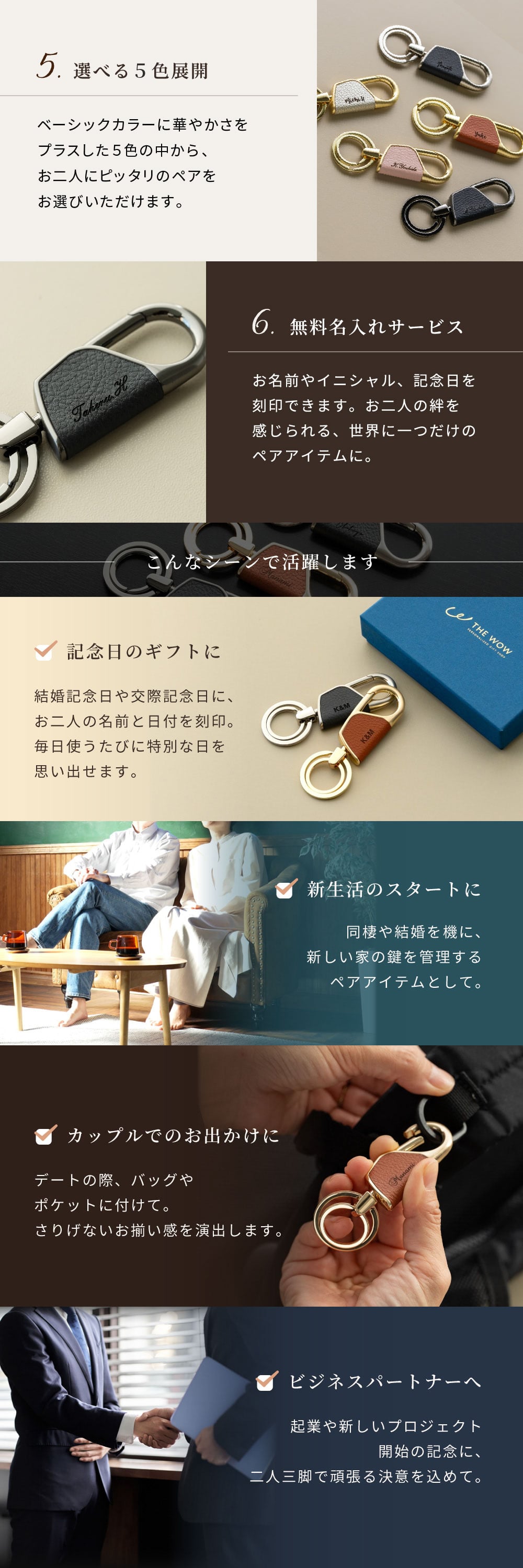 ペア 名入れ カラビナ キーリング ラウンド型 2個 セット BOX付き 名前入り キーホルダー エコレザー メンズ レディース おしゃれ カラビナ 結婚記念日 革婚式 お揃い カップル クリスマス 合成皮革 おしゃれ 彼氏 彼女 夫 妻名前 刻印 記念品 プレゼント バレンタイン ホワイトデー クリスマス 即日発送 ギフト 父の日 2026 プレゼント