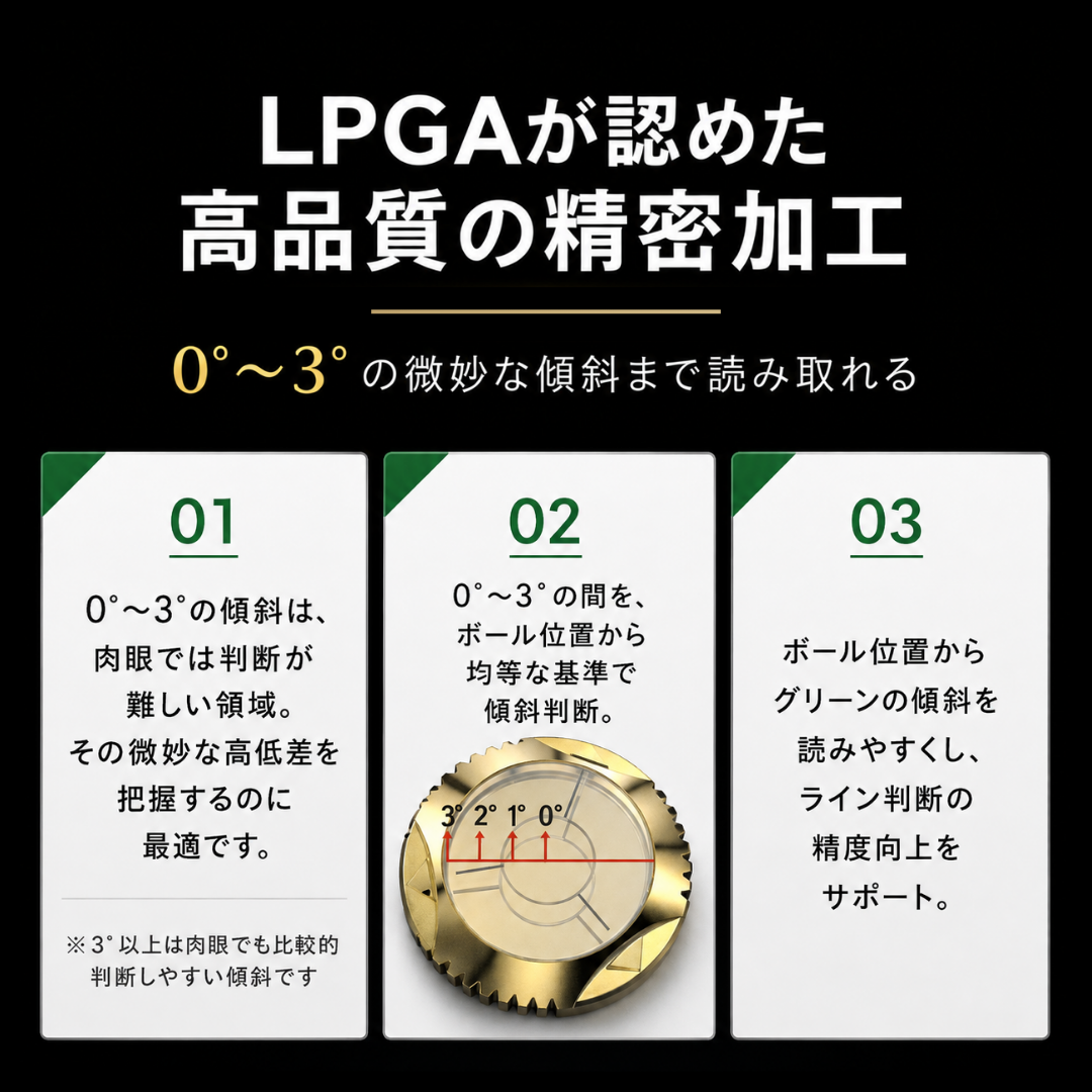【名入れ】ゴルフマーカー 水平器付き 傾斜計 ライン読み パター練習 ギフト 記念品 退職祝 還暦祝 コンペ景品 