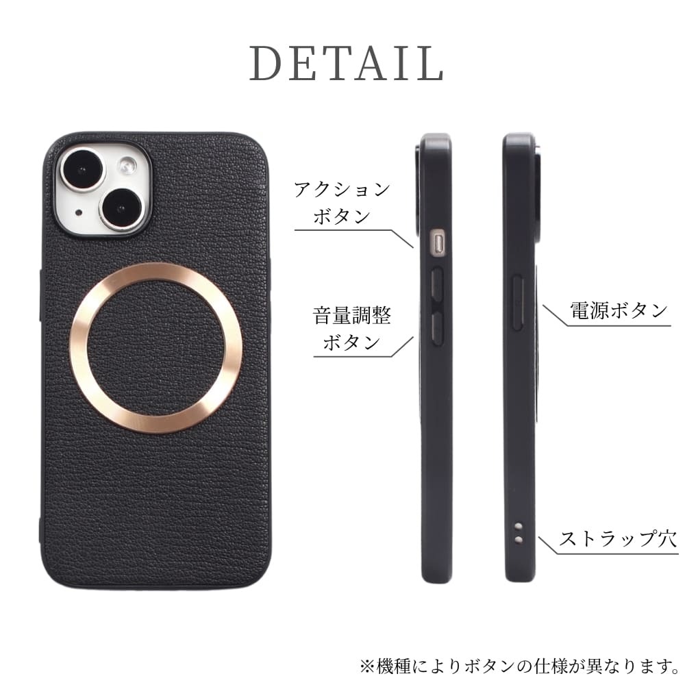 iphone13 ケース リング付き 本革 iphone13Pro iphone13ProMAX iphone13mini MagSafe対応 レザー スマホリング スタンド アイフォン 13 pro max mini マグセーフ対応 マグネット 13プロ マックス ミニ スマホケース 大人可愛い レディース 薄型 軽量 高級 ゴールド 送料無料