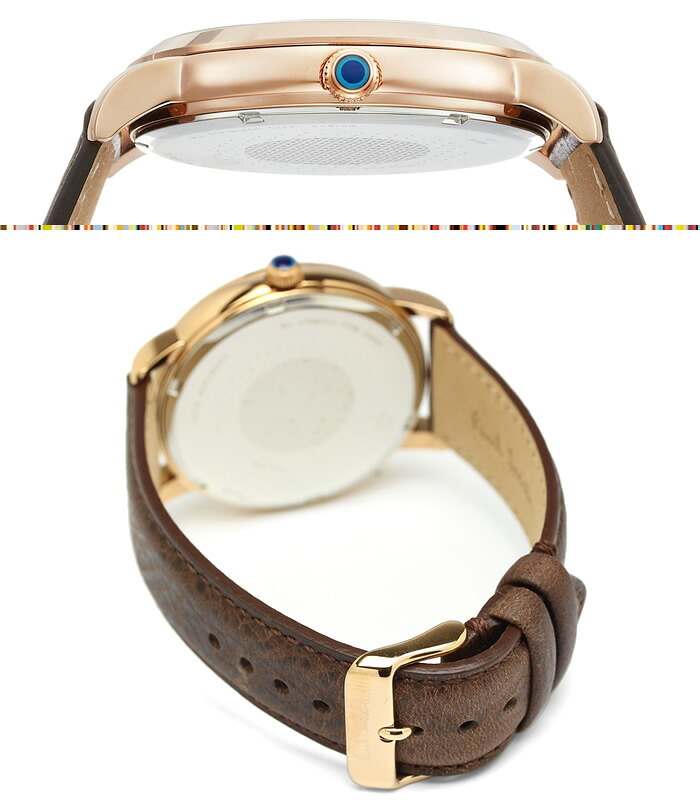 PAUL SMITH ポールスミス メンズ 男性用 腕時計 ウォッチ クオーツ 3気圧防水 カレンダー P10110 P10112