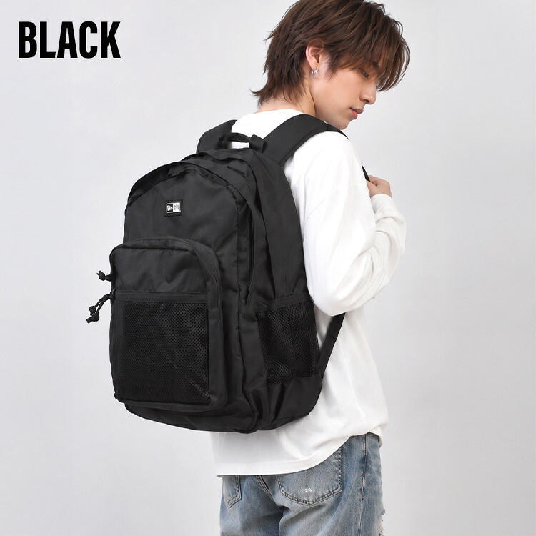 リュック 大容量 通学 NEWERA ニューエラ リュックサック メンズ レディース ユニセックス 35L パソコン収納 軽量 軽い 黒 ブラック シンプル ブランド おしゃれ バックパック 鞄 カバン 男性 女性 男女兼用 丈夫 頑丈 A4 中学生 高校生 遠征 2泊 3泊 通勤 かっこいい 防災