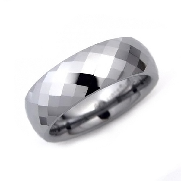 【レーザー刻印対応】金属アレルギーに優しい ミラーカット 6mm リング 指輪 1本 レーザー刻印対応 名入れ レディース メンズ マリッジリング ペアリング （1710081）