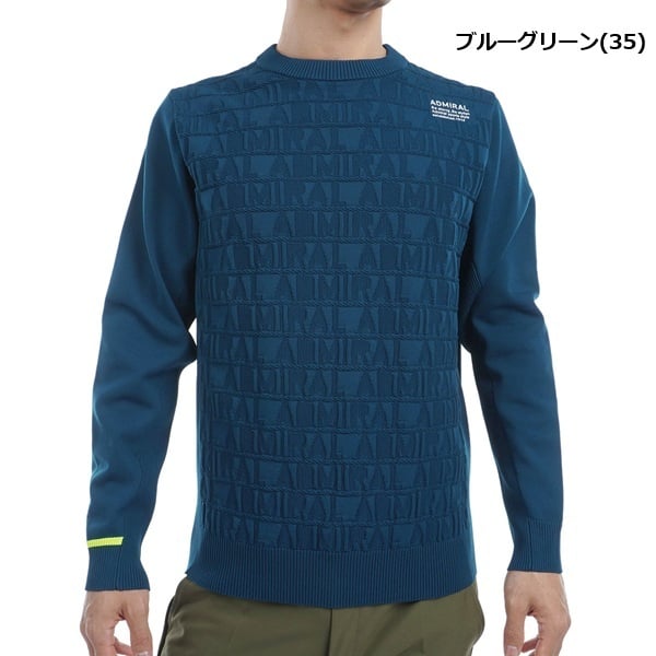 アドミラル ゴルフ メンズ ロゴジャガード タートルネックセーター ADMIRAL GOLF ADMA460 秋冬モデル お誕生日祝い お祝い 記念品 お父さん 父の日 彼氏 男性 30代 40代 50代 60代  還暦祝い 敬老の日 人気プレゼント プレゼント