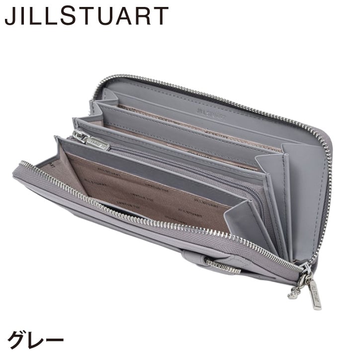 ジル スチュアート 財布 長財布 レディース 山羊革 牛革 インプルーブ ラウンドファスナー ギフト JILL STUART
