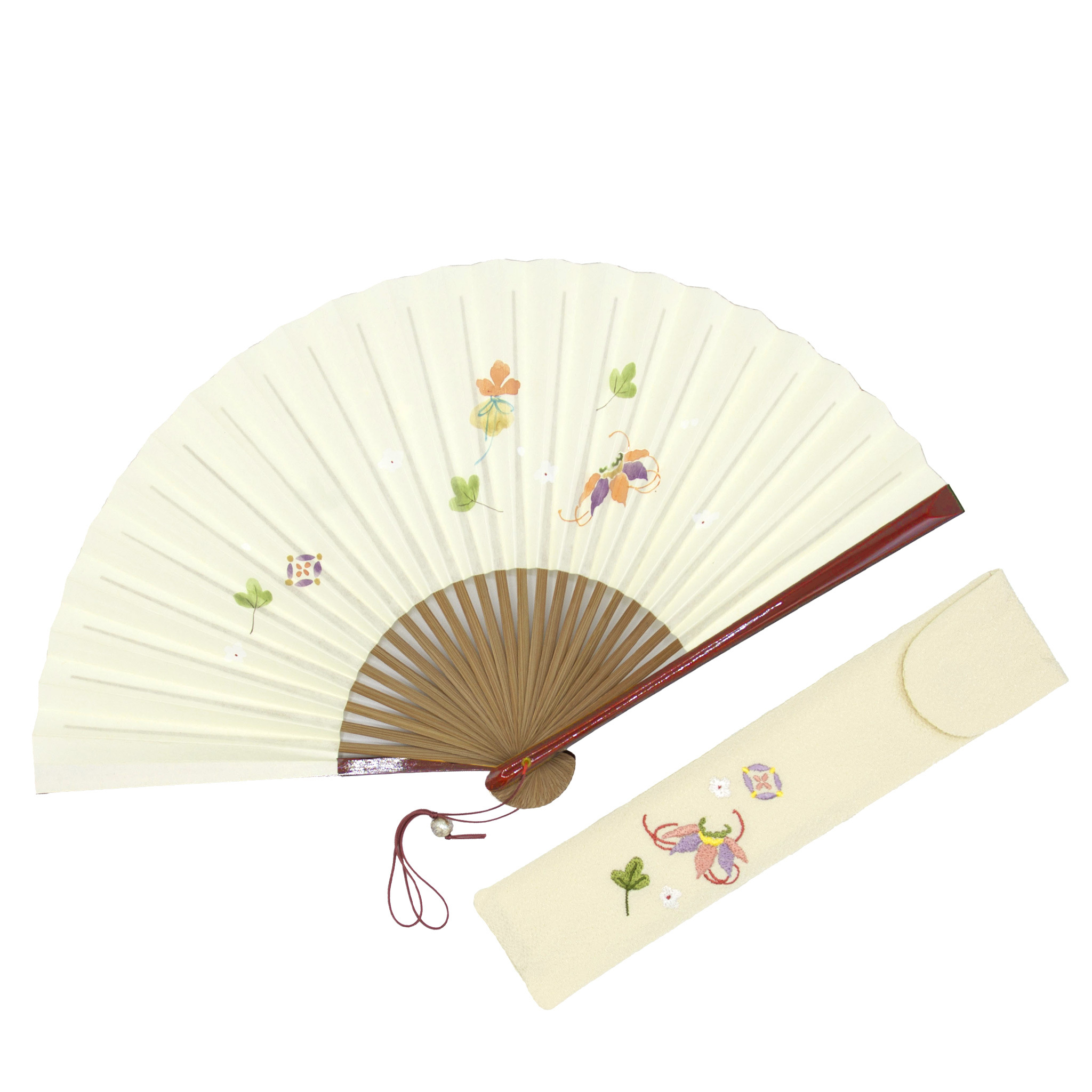 ［名入れ］【薫（かおる） 扇子セット】（京扇子）｜ 縁起物 伝統工芸 母の日 お祝い 還暦祝い 退職祝い 誕生日祝い 記念日 女性 レディース 名前入り プレゼント ギフト