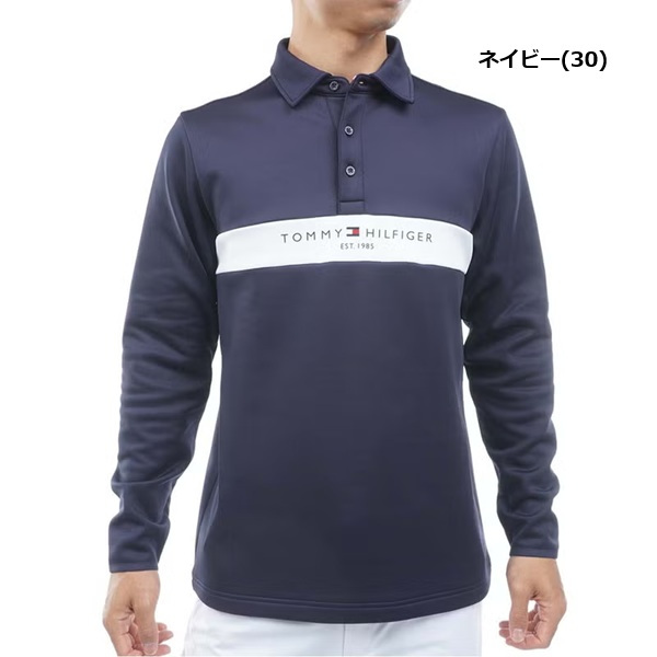 トミーヒルフィガー ゴルフ メンズ スムース裏起毛 長袖台衿付きシャツ TOMMY HILFIGER THMA683 2026年秋冬モデル お誕生日祝い お祝い 記念品 お父さん 父の日 彼氏 男性 30代 40代 50代 60代  還暦祝い 敬老の日 人気プレゼント プレゼント