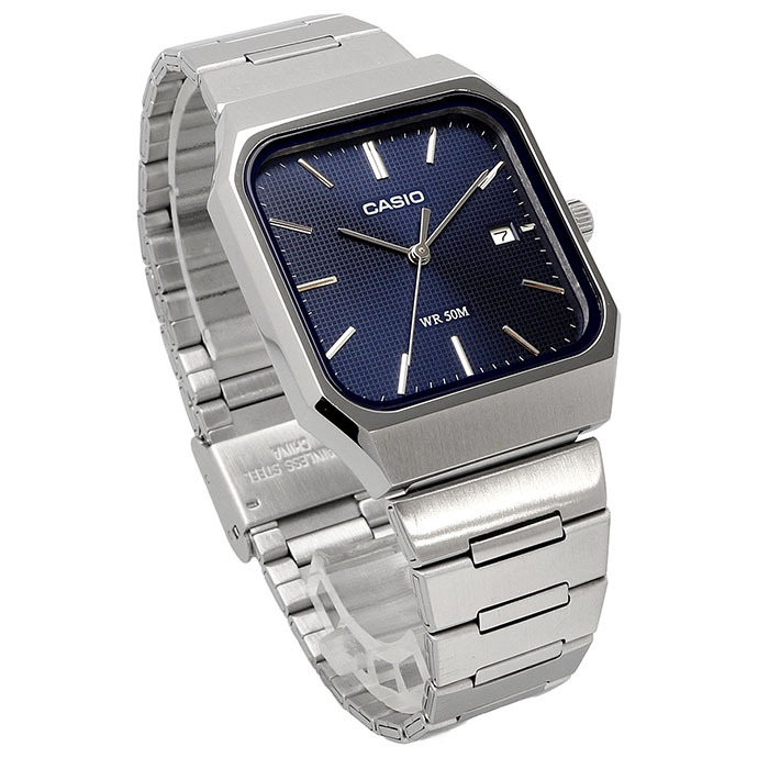 CASIO 腕時計 カシオ 時計 ウォッチ チープカシオ チプカシ STANDARD スタンダード アナログ クオーツ メンズ ネイビー 海外モデル MTP-B185D-2A1V [並行輸入品]