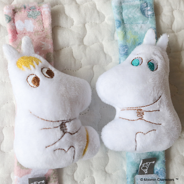 MOOMIN BABY ムーミン　リストラトル | リストラトル ラトル ガラガラ がらがら 音 布製 おもちゃ 玩具トイ ファーストトイ おでかけ お出かけ ベビーカー 取付け 0歳 6ヵ月 1歳