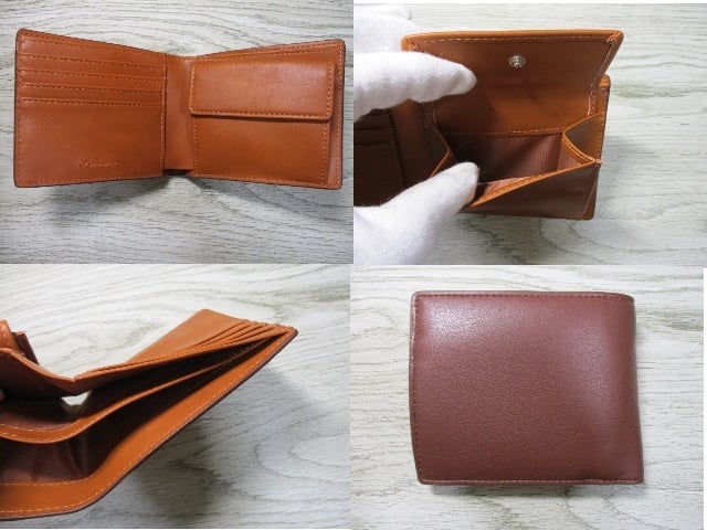 SALE 財布 メンズ 二つ折り 本革 とっても柔らかい質感の牛革 スタイリッシュでおしゃれ 上品なバイカラーデザイン WANDER Special セール 格安