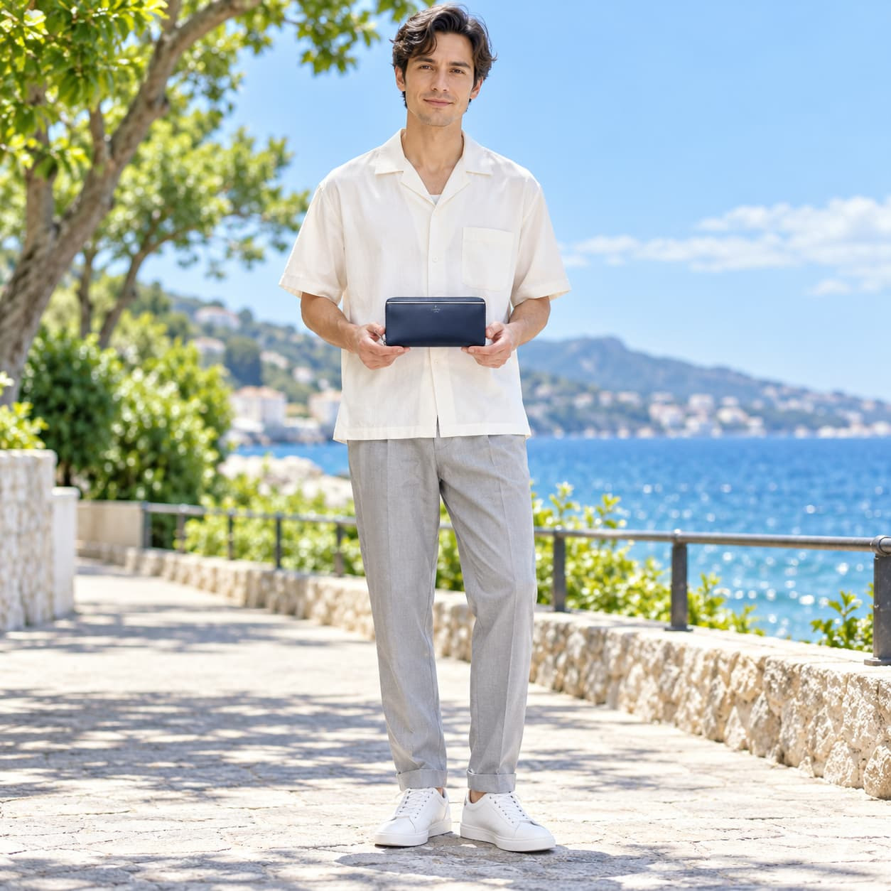LANVINenBlue ランバンオンブルー 財布 ロングウォレット ウォレット レノア 長財布  メンズ 普段使い 牛革 レザー