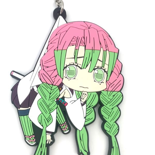 鬼滅の刃 甘露寺 甘露寺蜜璃つままれキーホルダー キーリング