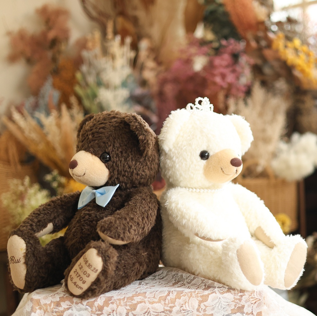 ココ体重ベア2体セット｜結婚式でご両親へ贈るウェディングペアギフト