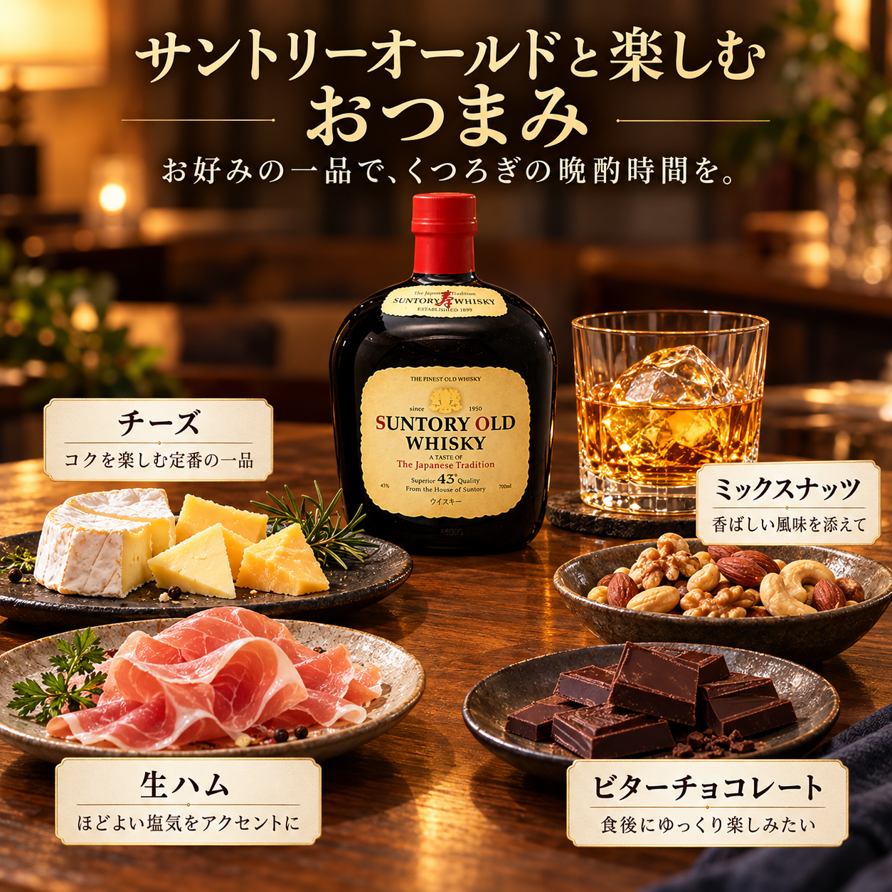 退職 異動 名入れ ペアギフト SXX 酒セット サントリーウイスキーオールド 700ml & 切子 丸型ロックグラス 玉響 青 赤 2点 リボン付 木箱入り / プレゼント ギフト 両親 夫婦 結婚 金婚式 銀婚式 退職 記念 誕生日 長寿 祝い 数量限定