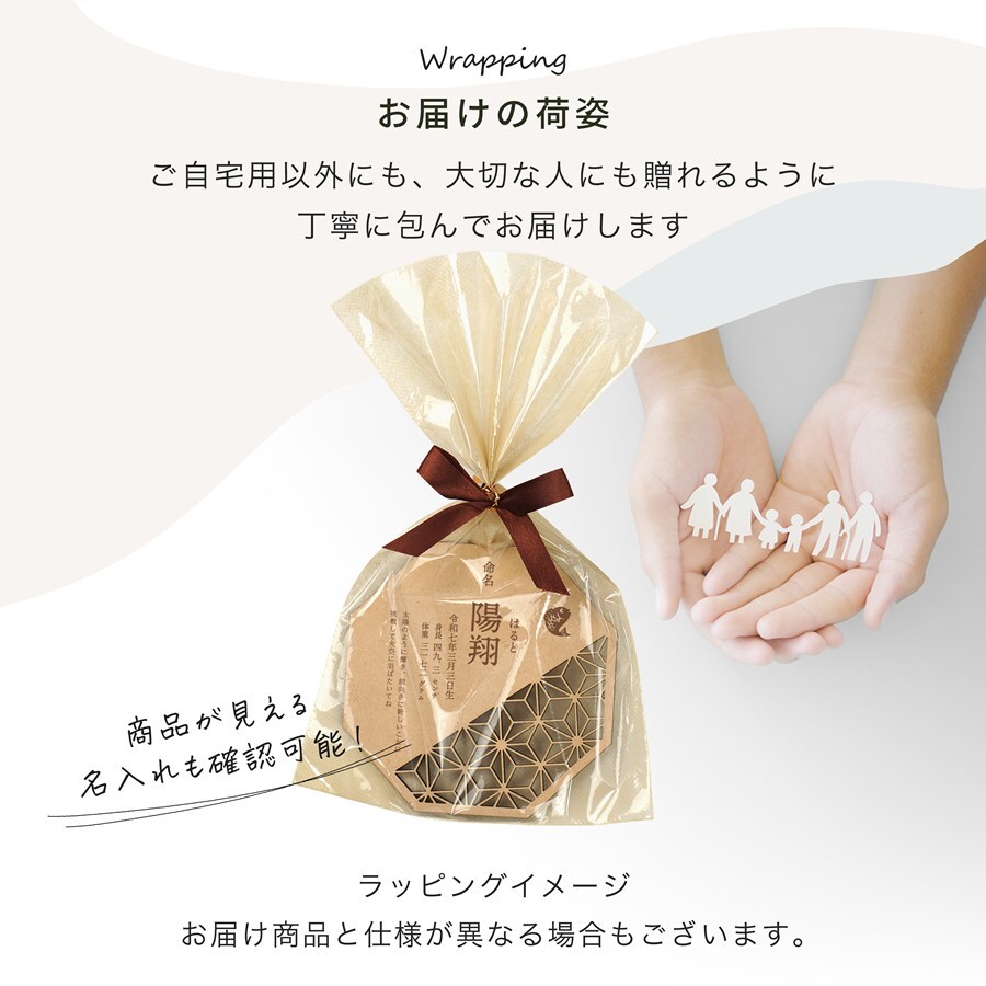 命名書 木 木製 オーダー 名入れ 命名札 和柄 名前札 命名 赤ちゃん プレート メモリアルプレート 出生情報 名前 生年月日 身長 体重 初節句 端午の節句  桃の節句 ひな祭り 撮影 出産祝い 日本製 立札 木札 プレゼント ギフト ラッピング 
