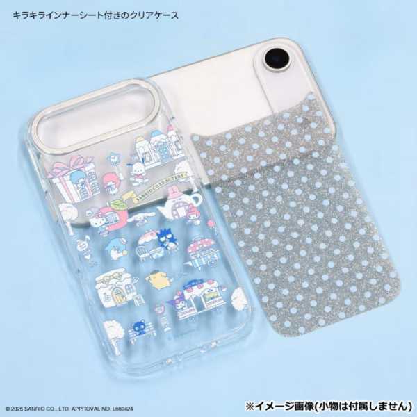 iPhone ケース サンリオ キャラクター Camera Frame カバー TPU ソフト 耐衝撃 ストラップホール インナーシート付き かわいい スマホケース iPhone Air 対応 ミックス サンリオ正規ライセンス品