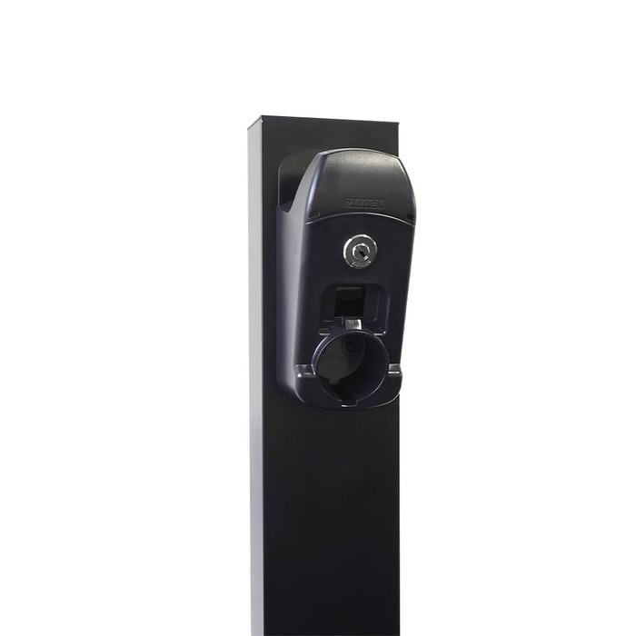 EV充電ケーブルスタンド EVケーブル収納ポール 充電ケーブル収納 屋外 防水 日本製 盗難防止 省スペース 簡単設置