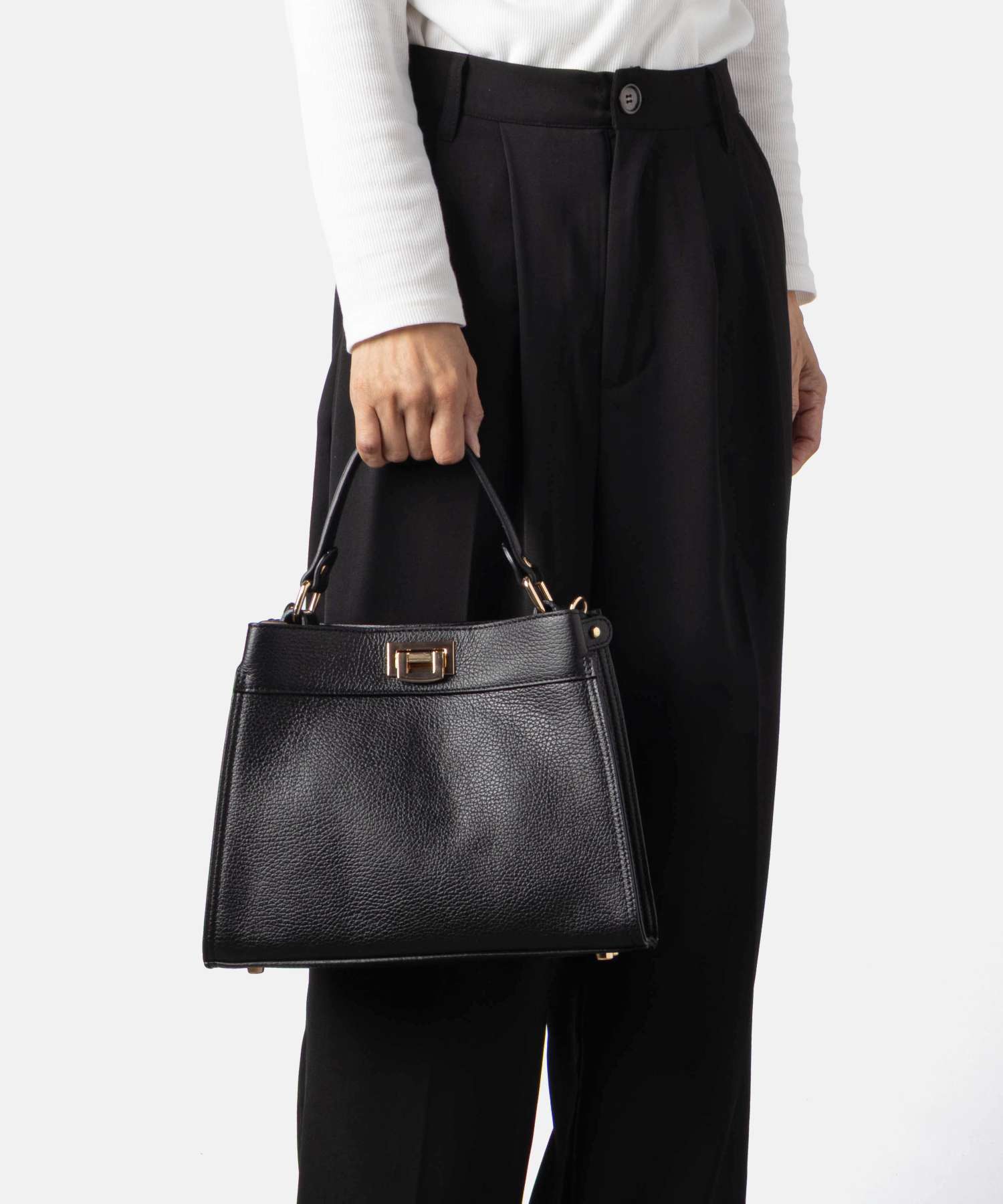 ジャンニノターロ GIANNI NOTARO Carol J. キャロルジェイ Leather Shoulder bag 418 レザーショルダーバッグ 418 ハンドバッグ レディース バッグ