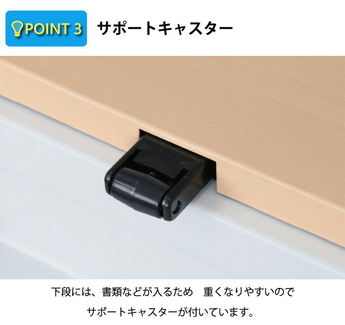 オフィス オフィスワゴン スチール脇机 脇机 サイドワゴン ファイルワゴンスチールワゴン インテリア 収納 オールロック キャスター 送料無料 たっぷり収納 らくらく移動 机の内側に入れればコンパクトに 選べる2タイプで \5%OFFクーポン 収納家具