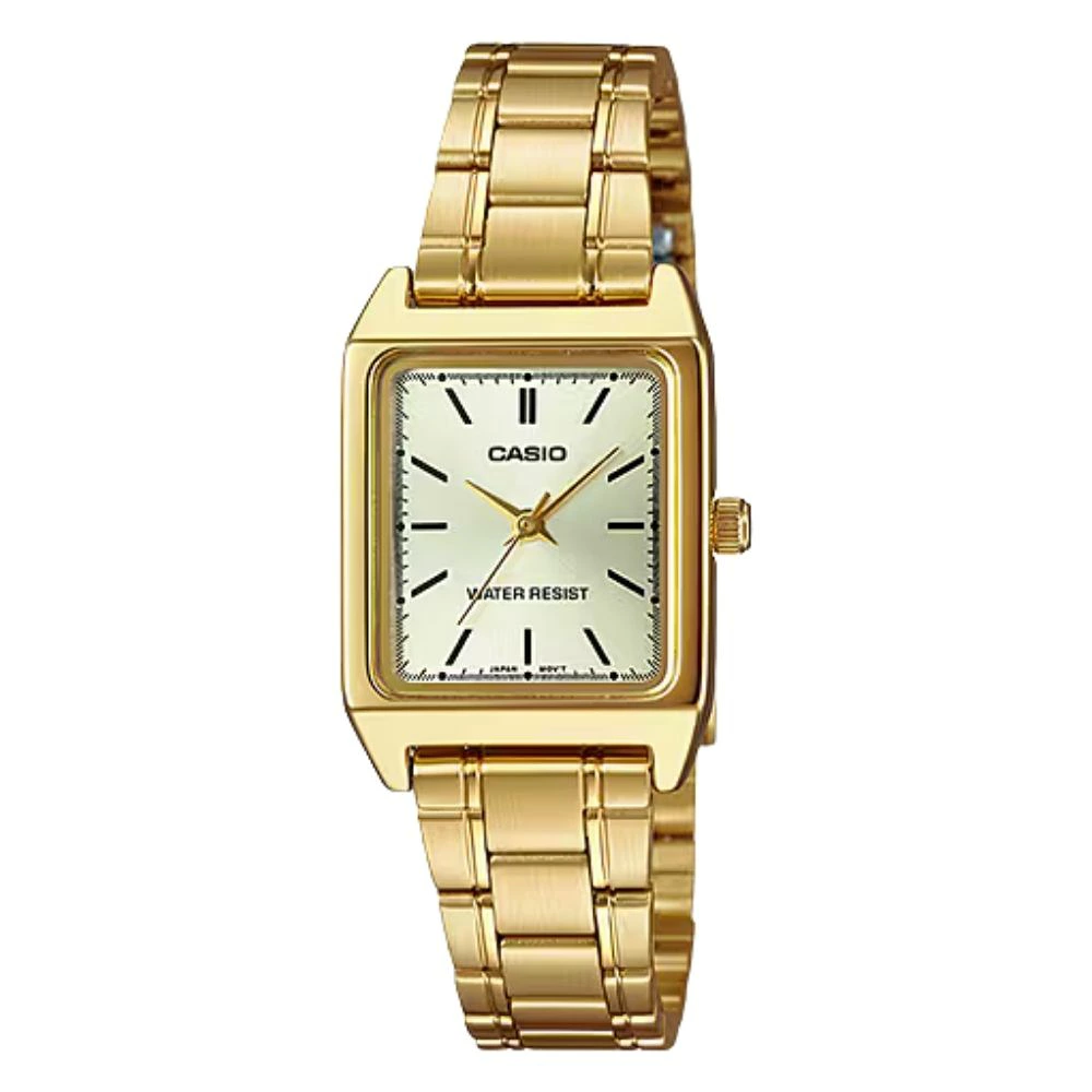 カシオ CASIO 腕時計 レディース 収納ケース付き チープカシオ チプカシ スクエア ゴールド シンプル 日常使い プレゼント ギフト 時計 女性用 彼女 母 妻 誕生日 就職祝い 入学祝い 日本未発売 海外モデル 成人 卒業 入学