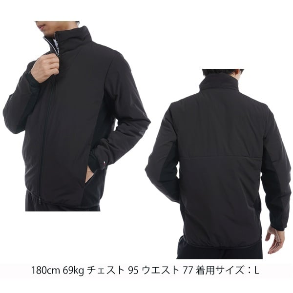トミーヒルフィガー ゴルフ メンズ アクションプリーツ ハイブリッド中綿ジャケット TOMMY HILFIGER GOLF THMA488 秋冬モデル お誕生日祝い お祝い 記念品 お父さん 父の日 彼氏 男性 30代 40代 50代 60代  還暦祝い 敬老の日 人気プレゼント プレゼント