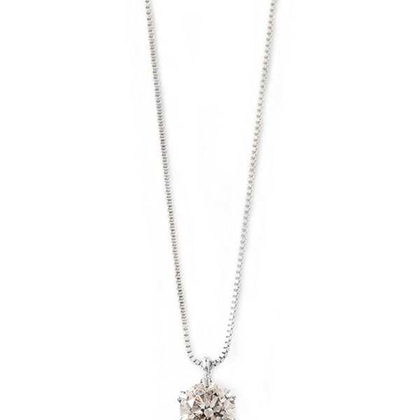 ダイヤモンド ネックレス 0.3ct プラチナ Pt900 一粒 6本爪 シンプル ペンダント 鑑定カード付き レディース ジュエリー アクセサリー 贈り物 ギフト 誕生日 記念日