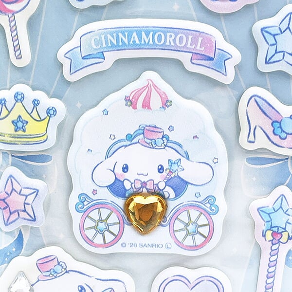 サンリオ シナモロール ジュエルマシュマロシール (スパークルジュエル) 文具 シナモン Sanrio