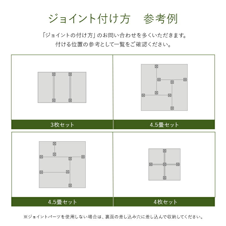 夏ラグ 夏用カーペット 置き畳 半畳 国産 い草 簡単 和室 約82×82cm 12枚組