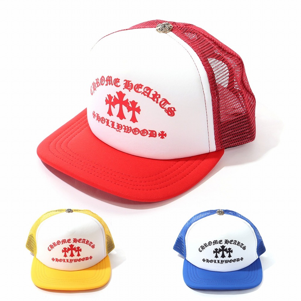 【ラッピング無料】CHROME HEARTS クロムハーツ Hat Pro Trucker Cap King Cemetery Cross トラッカーキャップ スナップバック 帽子 ギフト 誕生日 プレゼント 
