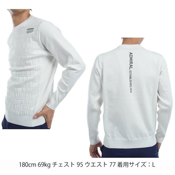 アドミラル ゴルフ メンズ ロゴジャガード タートルネックセーター ADMIRAL GOLF ADMA460 秋冬モデル お誕生日祝い お祝い 記念品 お父さん 父の日 彼氏 男性 30代 40代 50代 60代  還暦祝い 敬老の日 人気プレゼント プレゼント