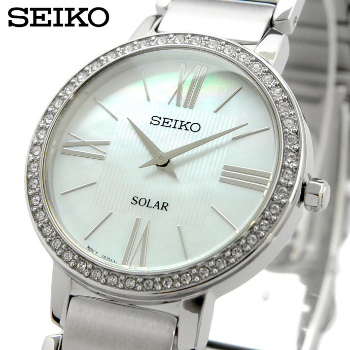 SEIKO 腕時計 セイコー 時計 ウォッチ ソーラークォーツ ビジネス カジュアル レディース SUP431P1 海外モデル [並行輸入品]