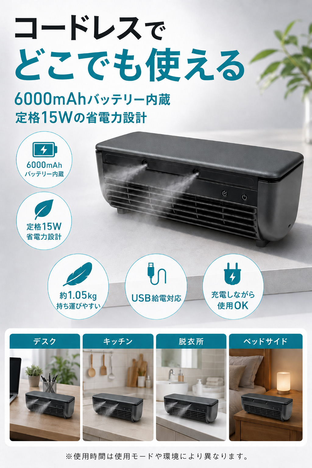 誕生日 プレゼント 冷却プレート搭載 ミストミニクーラー 充電式 ポータブルファン リモコン付き 卓上 壁掛け 暑さ対策 ギフト 熱中症対策グッズ 地震 防災グッズ キャンプ 加湿 アウトドア 敬老の日 エアコン