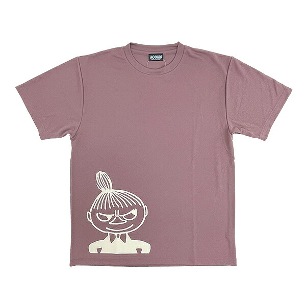 ムーミン リラックスドライTシャツ リトルミイ ボルドー アパレル MOOMIN