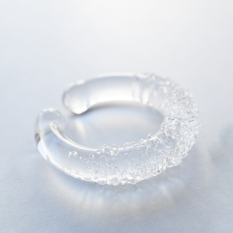 正規販売【HARIO】ハリオ イヤーカフ トゥインクル HAA-TW-EC アクセサリー ガラス 耐熱ガラス イヤカフ 女性 レディース おしゃれ 上品 母の日 カジュアル フォーマル 誕生日
