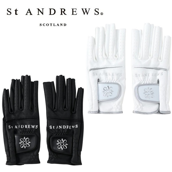 セント アンドリュース ゴルフ 合皮ネイルスルーグローブ 両手用 レディースグローブ St ANDREWS 042-6985204 お誕生日祝い お祝い 記念品 お父さん 父の日 彼氏 男性 30代 40代 50代 60代 母の日 お母さん 還暦祝い 敬老の日 彼女 人気プレゼント プレゼント