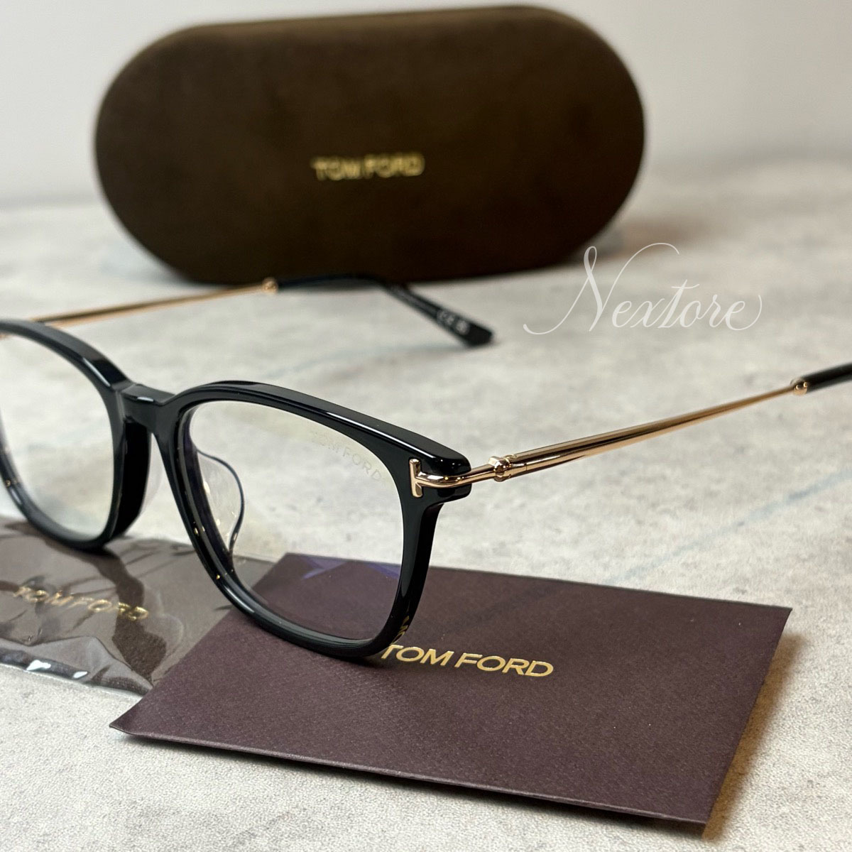 【並行輸入品】【正規品・新品】TOMFORD トムフォード TF6105DB FT6105DB 001 イタリア製 サングラス メガネ 眼鏡 メンズ レディース TOM FORD トム フォード 伊達メガネ ビジネス アジアンフィット