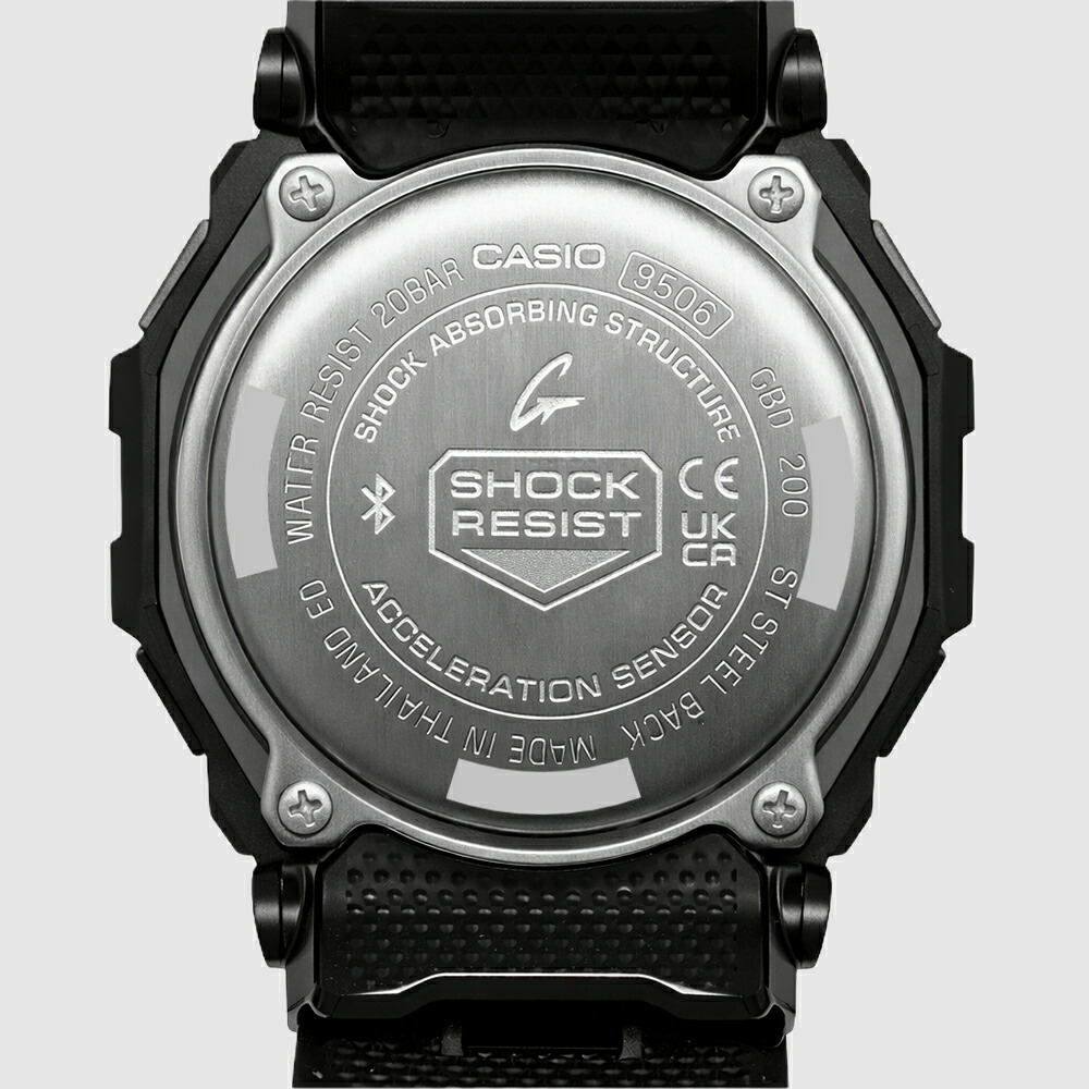 【レビューで延長保証 11年】CASIO カシオ GBD-200-1 G-SHOCK G-ショック G-SQUAD GBD-200 SERIES ブラック メンズ 腕時計 Bluetooth 歩数計 MIP液晶 耐衝撃 20気圧防水 LED付 ギフト プレゼント【海外正規品】送料無料