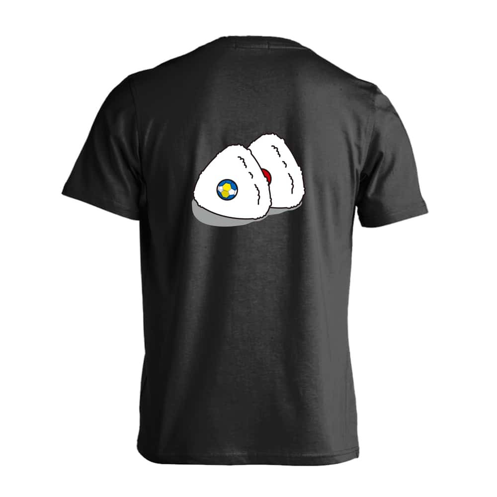 ハンドボール Tシャツ 半袖 メンズ ウェア レディース 練習着 ジュニア ドライ おもしろ tシャツ 速乾 名入れ スポーツ 女子 男子 チーム おしゃれ 文字入れ 「ハンドボール in おにぎり」 アートワークスコウベ 【送料無料】