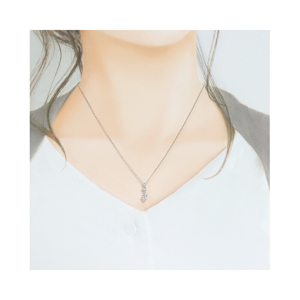 オープンSALE！5％値下げ中 リボン済＆紙袋 4℃ ネックレス ヨンドシー 
