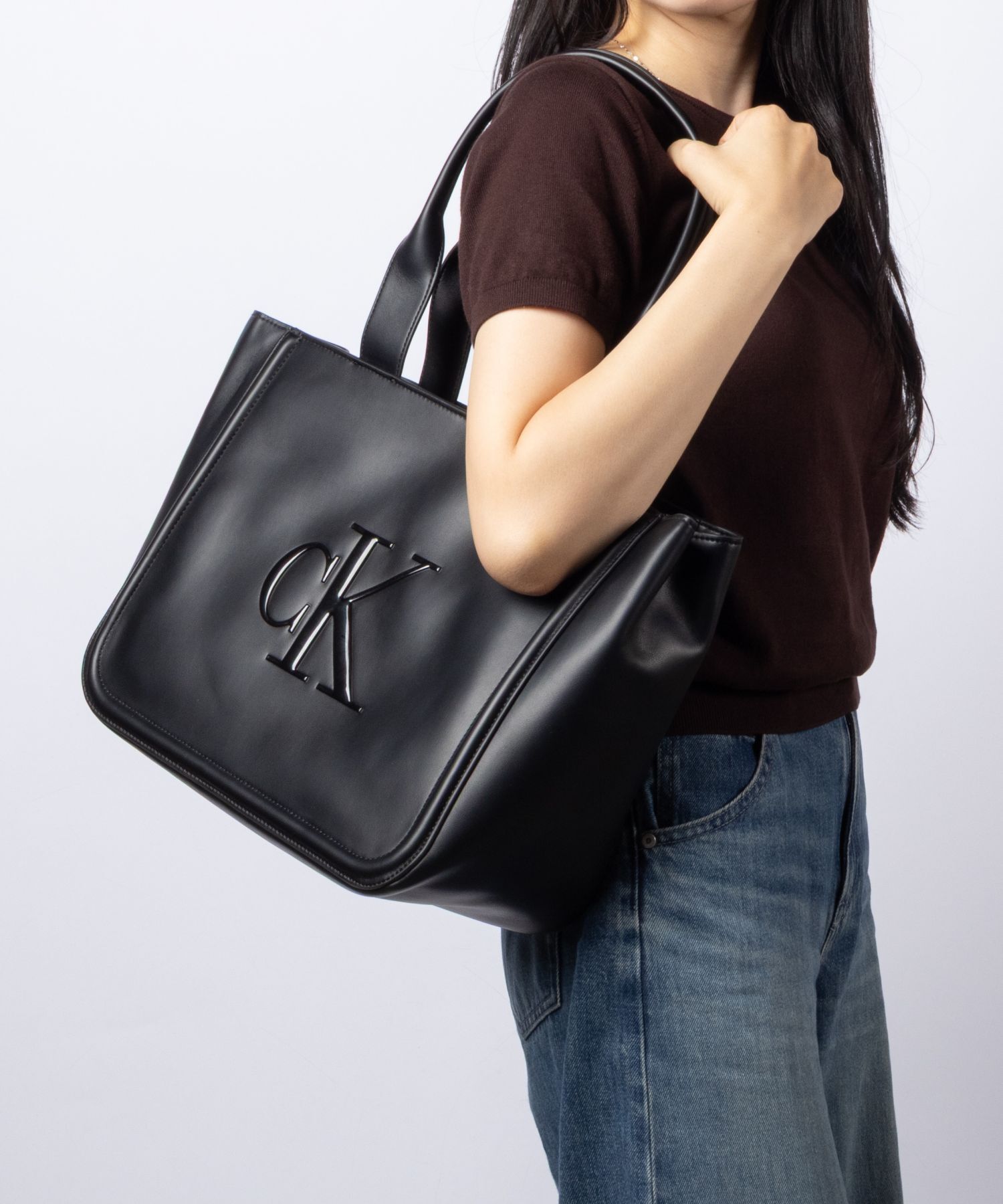カルバンクライン Calvin Klein BOLD CK MEDIUM TOTE ボールド ミディアム トート LV04F3218G トートバッグ レディース バッグ