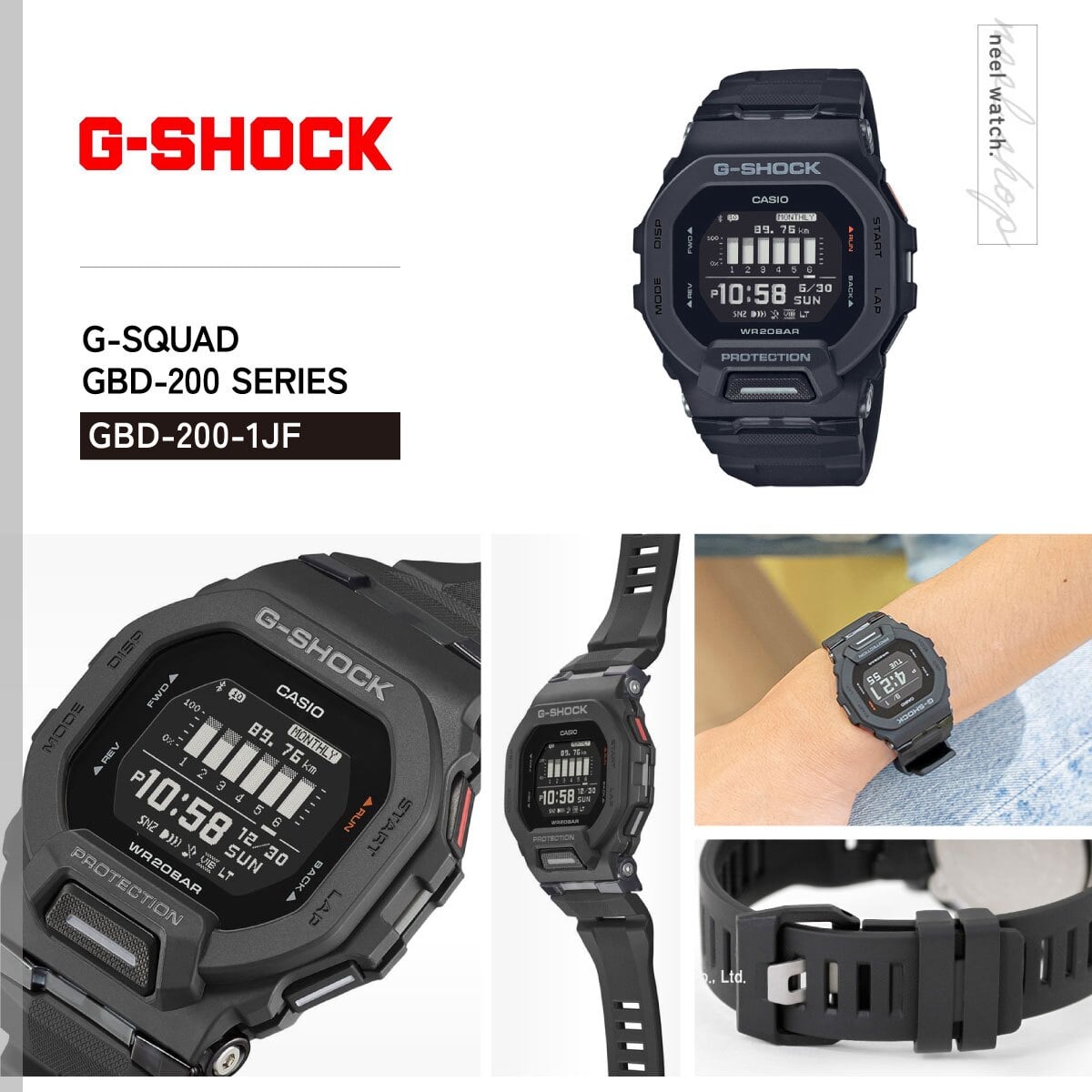 G-SHOCK Gショック G-SQUAD ジースクワッド GBD-200シリーズ GBD-200
