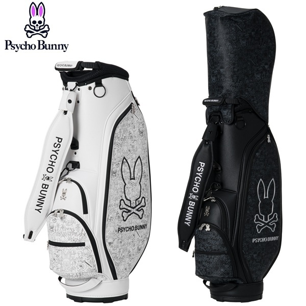 サイコバニー ゴルフ キャディバッグ カートキャディバッグ MONOTONE EDITION Psycho Bunny PBMG6BC3 お誕生日祝い お祝い 記念品 お父さん 父の日 彼氏 男性 30代 40代 50代 60代 母の日 お母さん 還暦祝い 敬老の日 彼女 人気プレゼント プレゼント