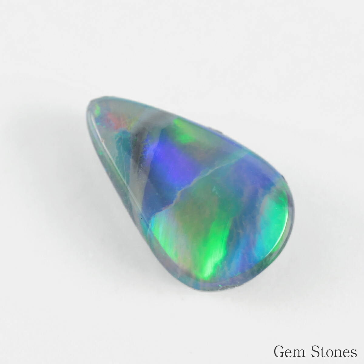  高品質 ブラックオパール 0.545ct ルース 裸石 宝石 オパール ブルー グリーン ブラック 希少 誕生石 10月 お守り ジュエリー ギフト