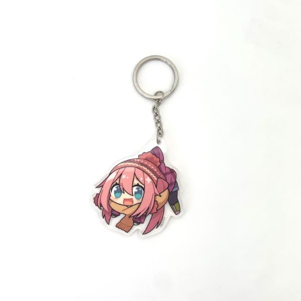 ゆるキャン△ なでしこ 各務原なでしこ つままれアクリルキーホルダー キーリング