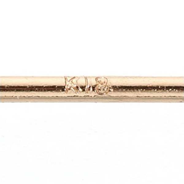 ダイヤモンドピアス 0.2ct K18 イエローゴールド 18金 一粒ダイヤ シンプル 普段使い オフィス フォーマル レディース ギフト プレゼント ダブルキャッチ付き